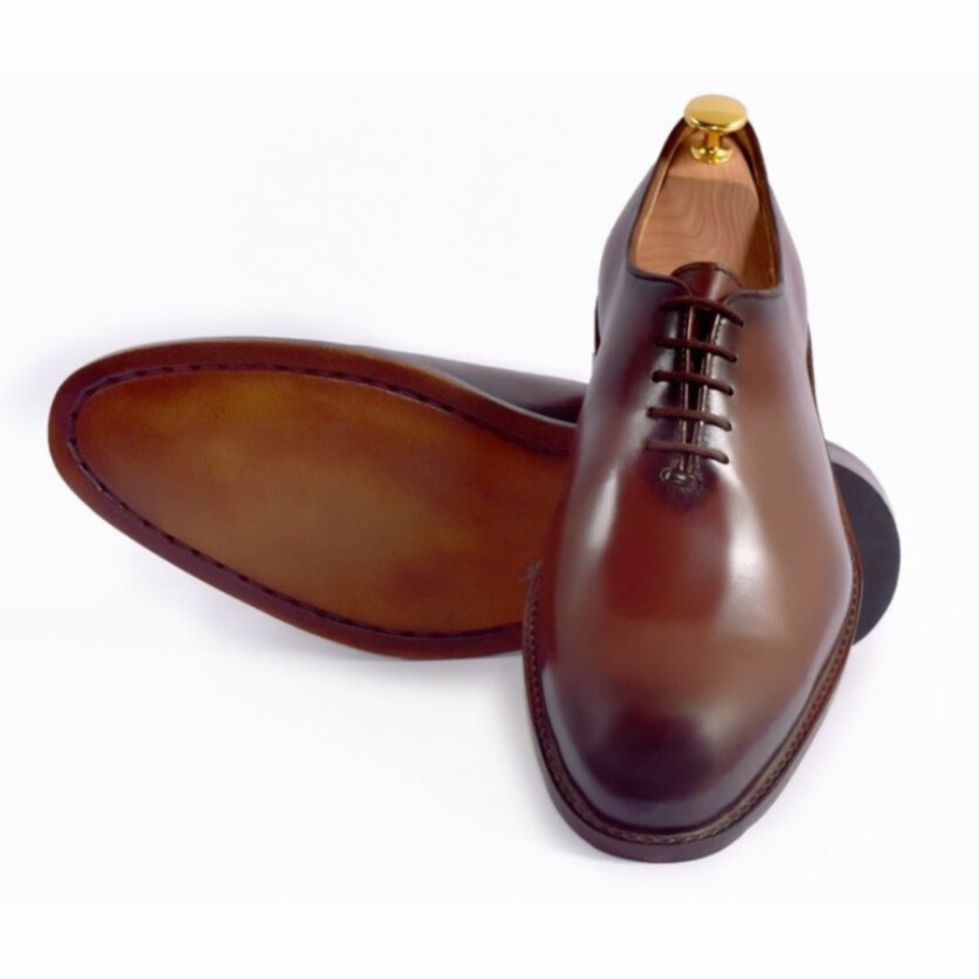 The Lincoln – Camel Patina Classic Leather Dress Shoes