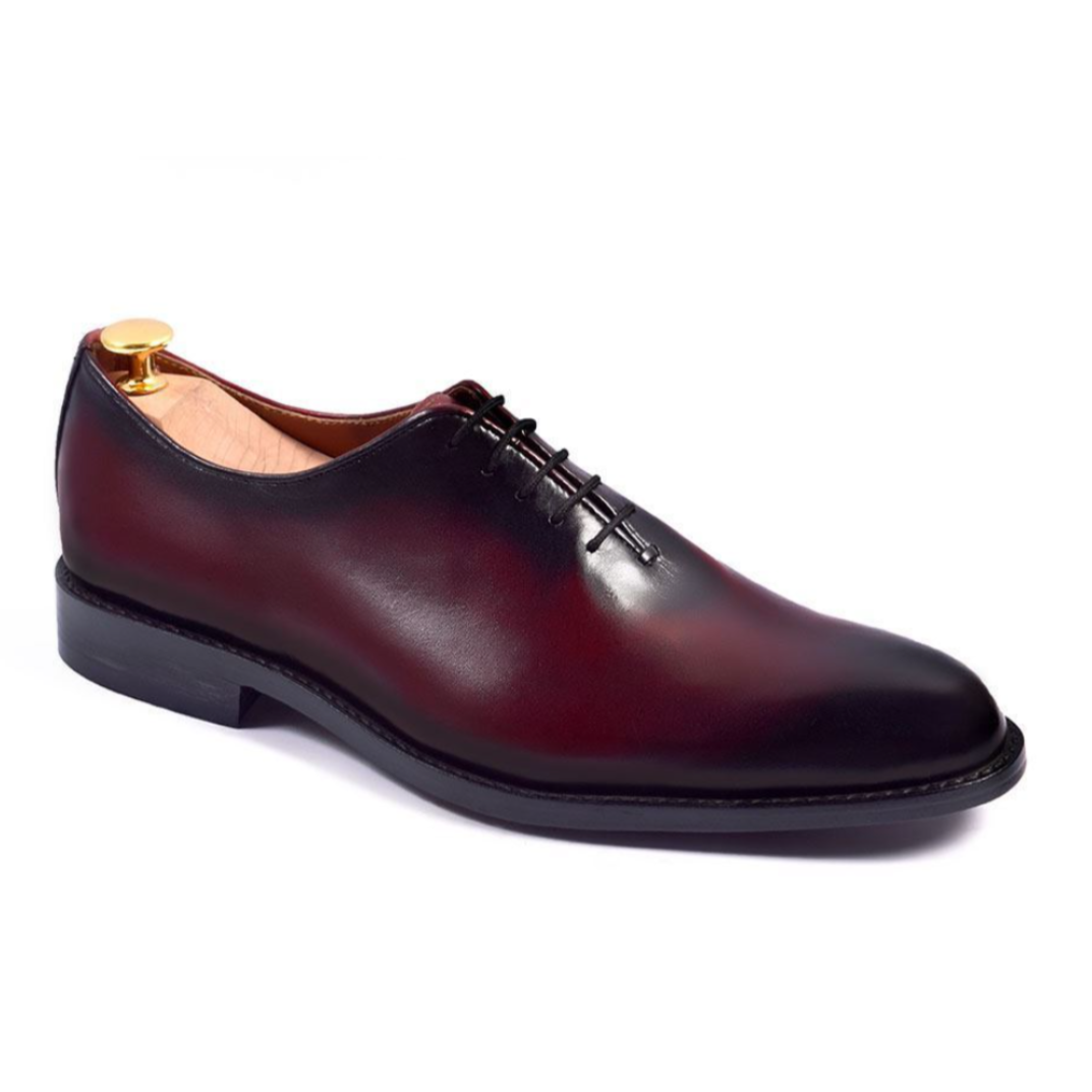 The Lincoln – Burgundy Patina Classic Leather Dress Shoes