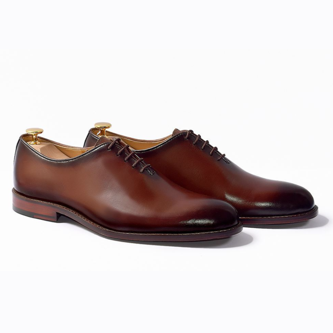 The Lincoln – Camel Patina Classic Leather Dress Shoes
