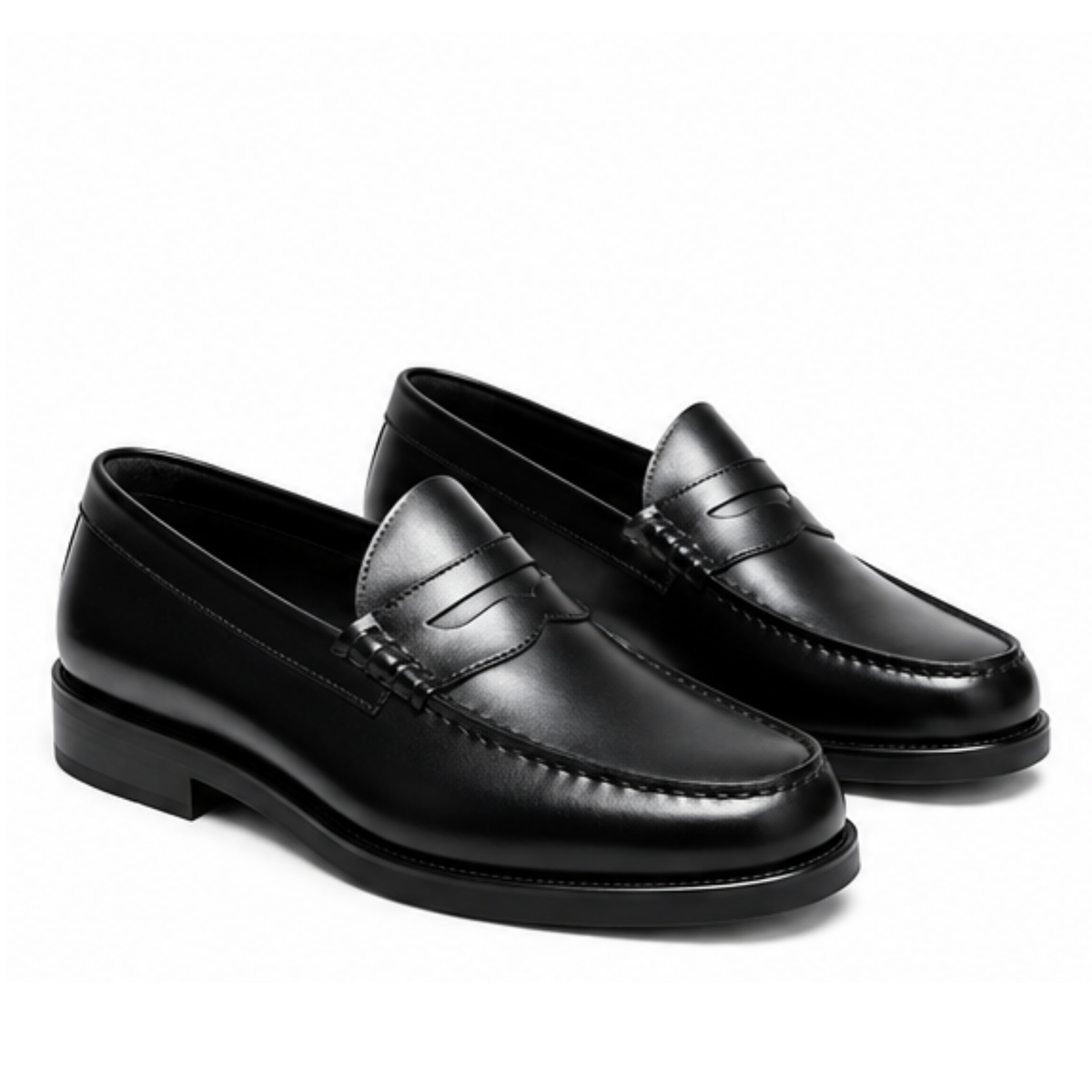 Fero - Black Penny Loafer
