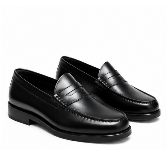 Fero - Black Penny Loafer