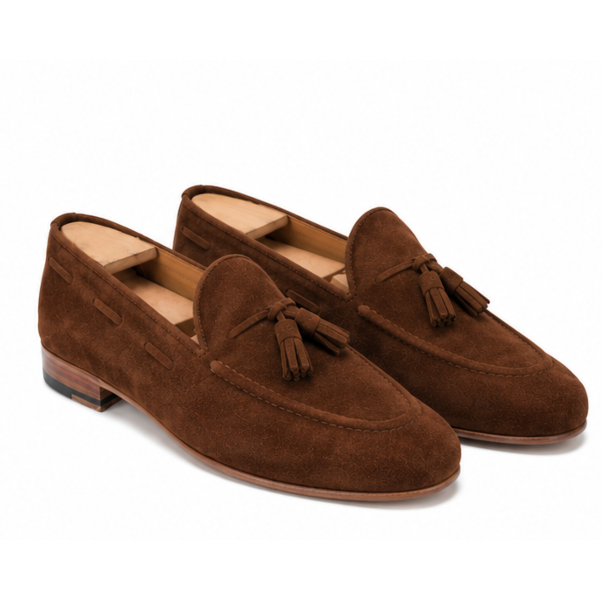 Edward | Caramel Suede Tassel Loafer