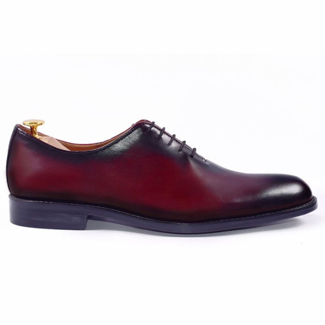 The Lincoln – Burgundy Patina Classic Leather Dress Shoes
