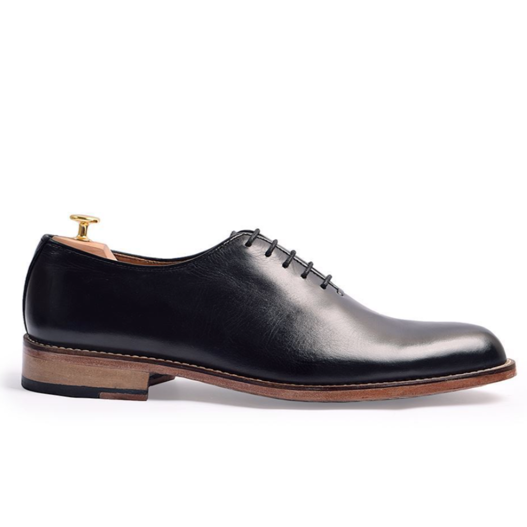 The Lincoln – Black Classic Leather Dress Shoes