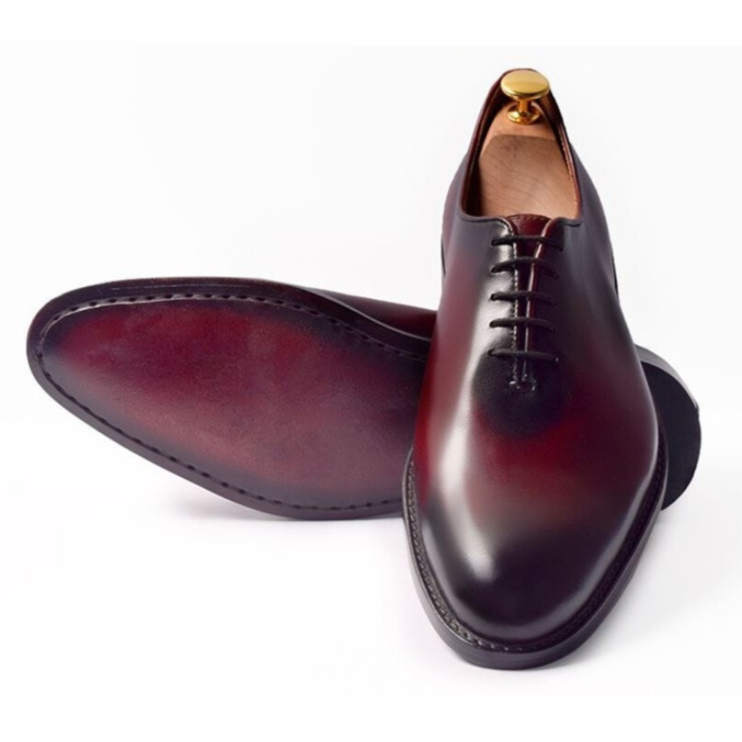 The Lincoln – Burgundy Patina Classic Leather Dress Shoes
