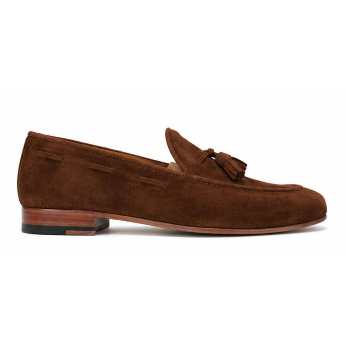 Edward | Caramel Suede Tassel Loafer