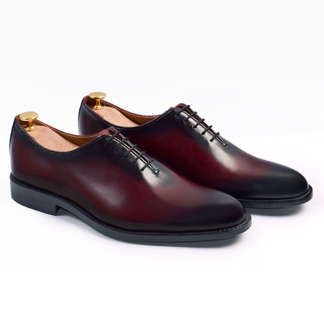 The Lincoln – Burgundy Patina Classic Leather Dress Shoes
