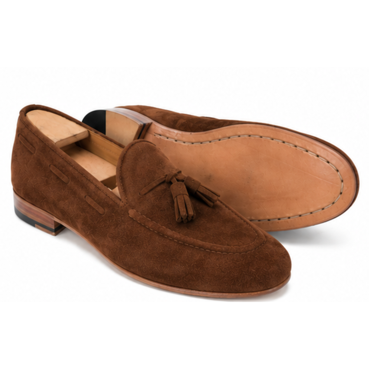 Edward | Caramel Suede Tassel Loafer