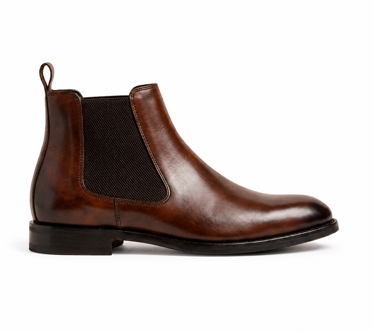 The Kensington – Brown Patina Chelsea Boots